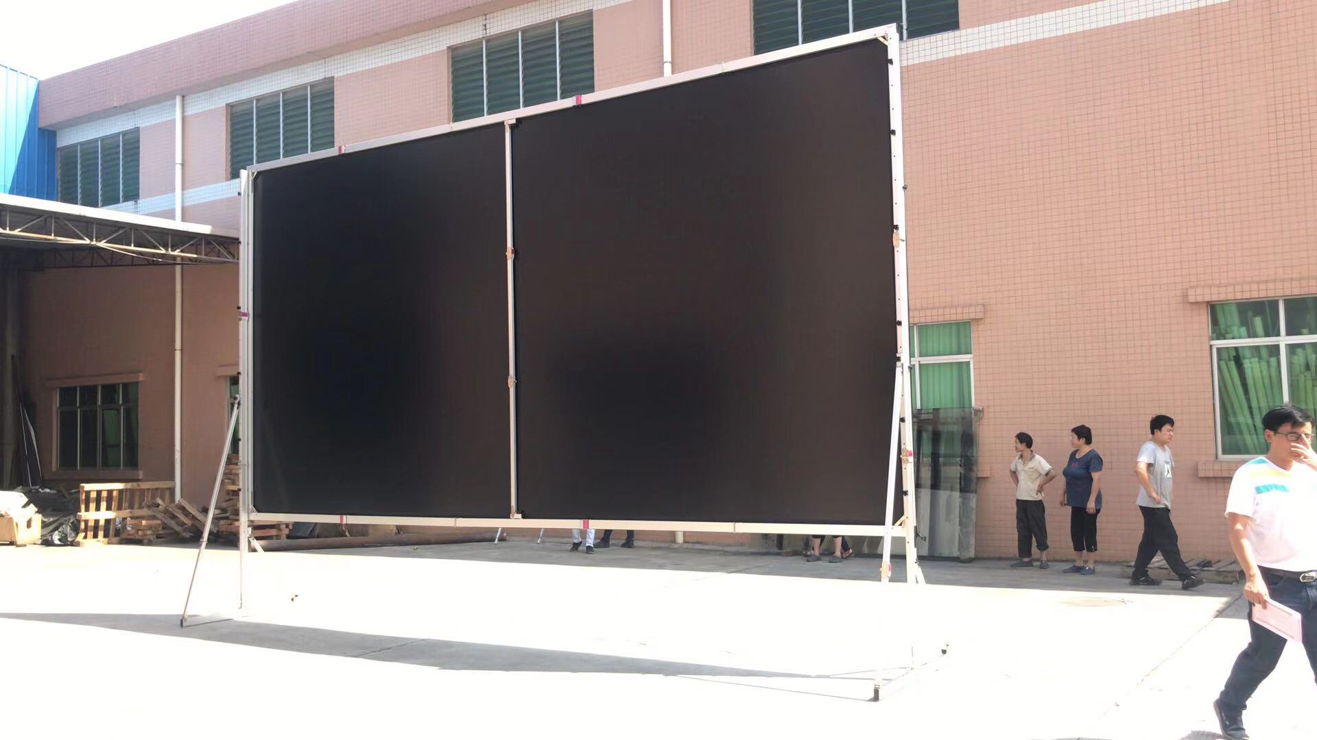 350'' Movie Screen fast fold projection screen front projection rear projection screen with drape kits 