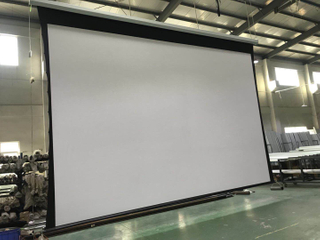 Large 400 Inch Motorized Electric Projector Screen With Remote
