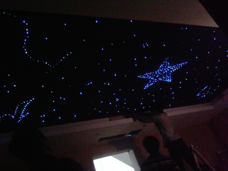 Fiber Optic Star Ceiling Panel For Indoor Decoration