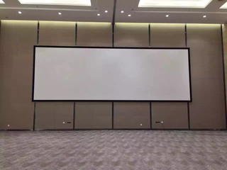 Flat wide frame projector screen 10 meter customized