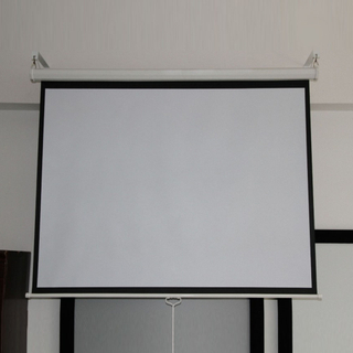 150'' Best choice Manual Wall Projection Screen Pull Down Projector Screen